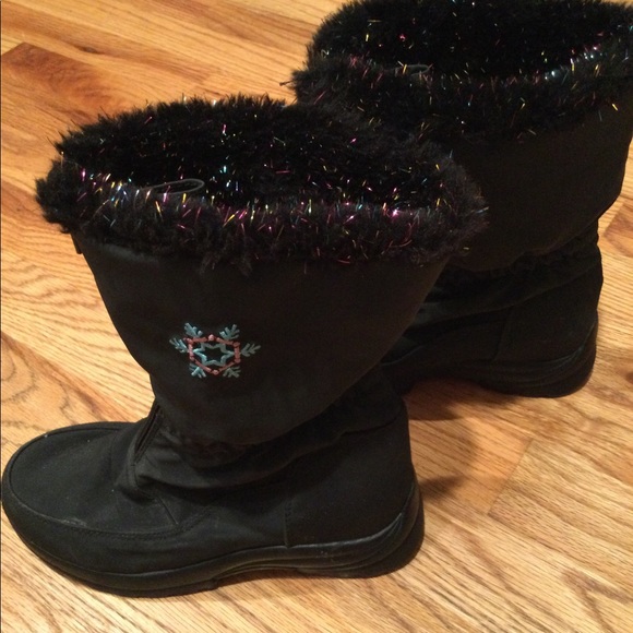 Girls boots size 1 black - Picture 4 of 6